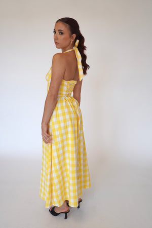 GINGHAM MAXI