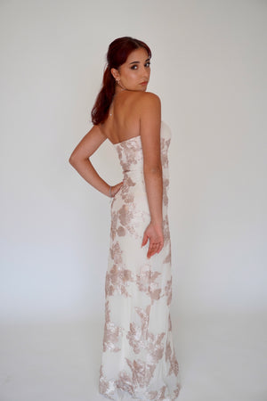 FLOCKED MAXI