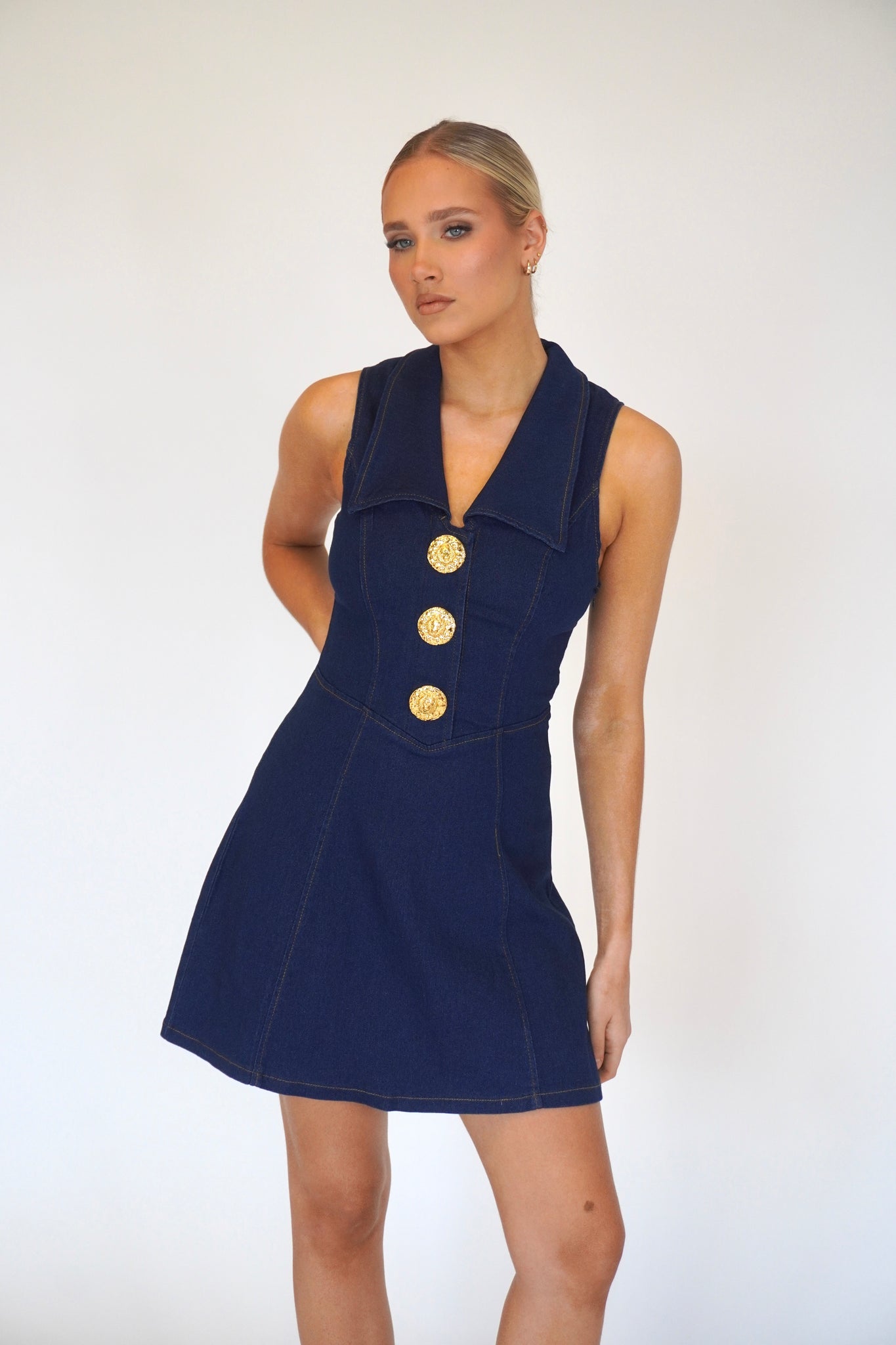 DELIGHT DENIM DRESS