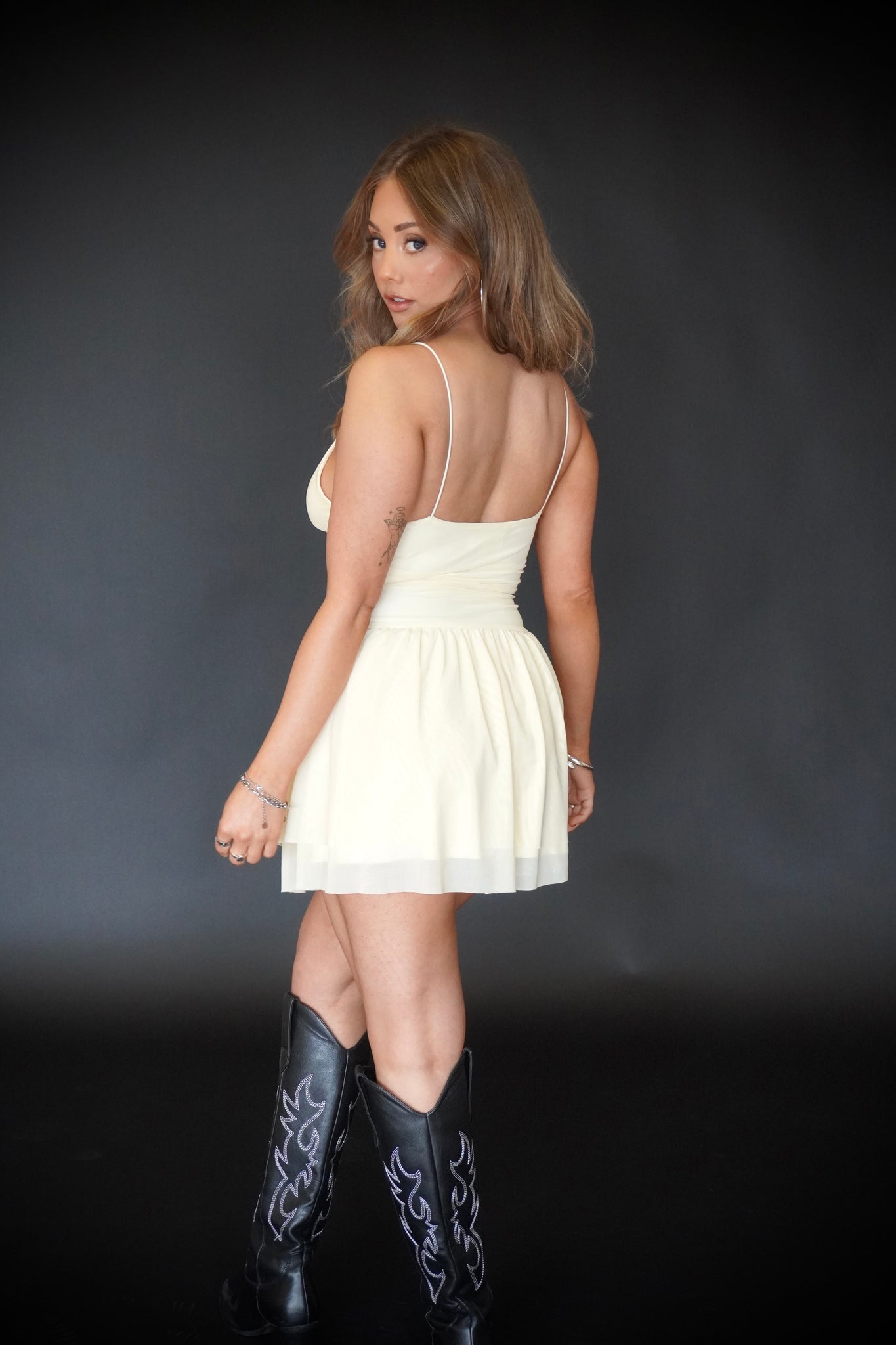 SHELL MINI DRESS