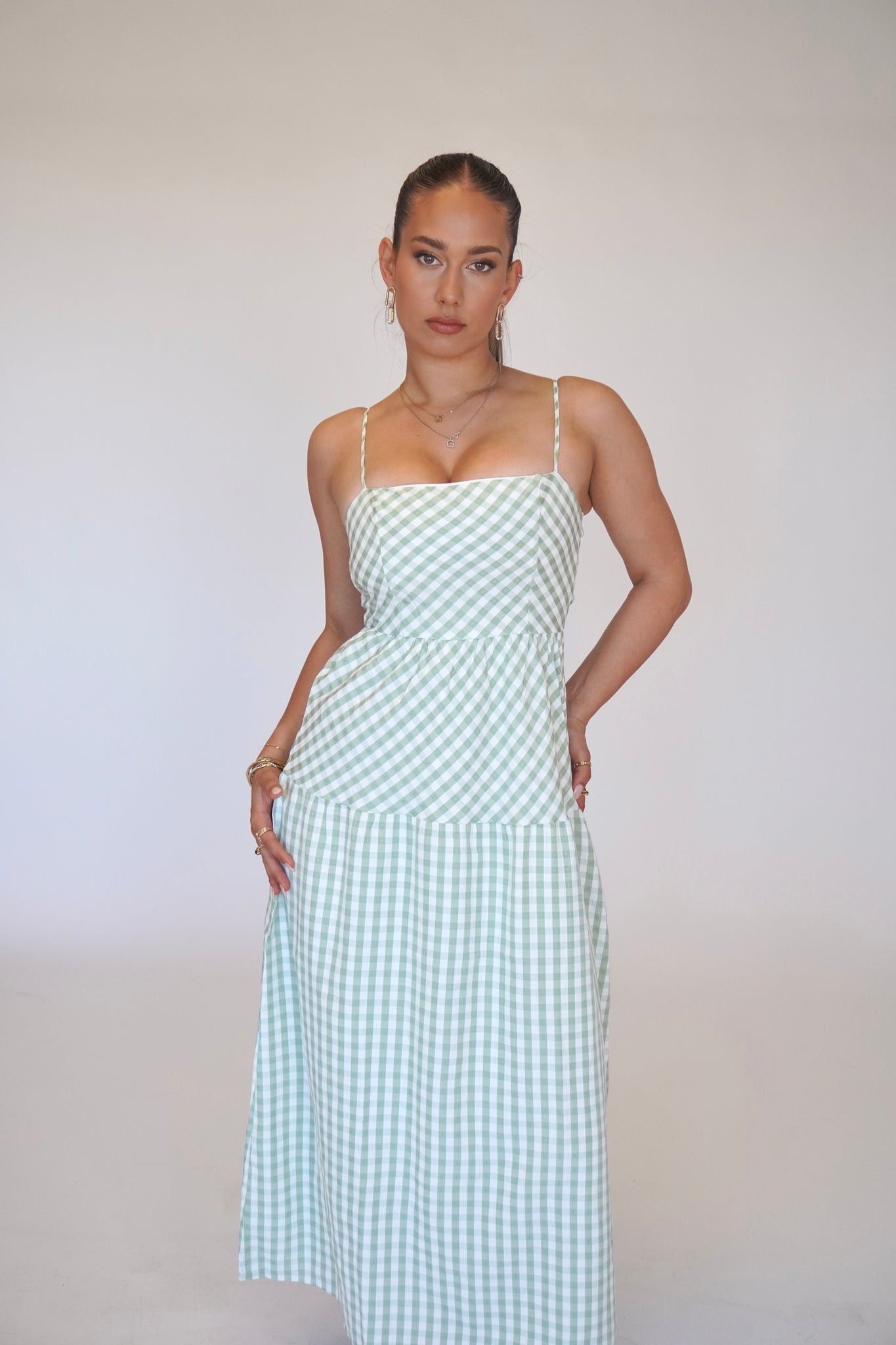 GINGHAM MAXI