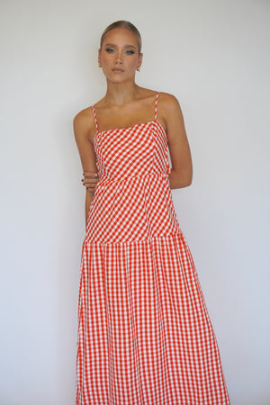 GINGHAM MAXI