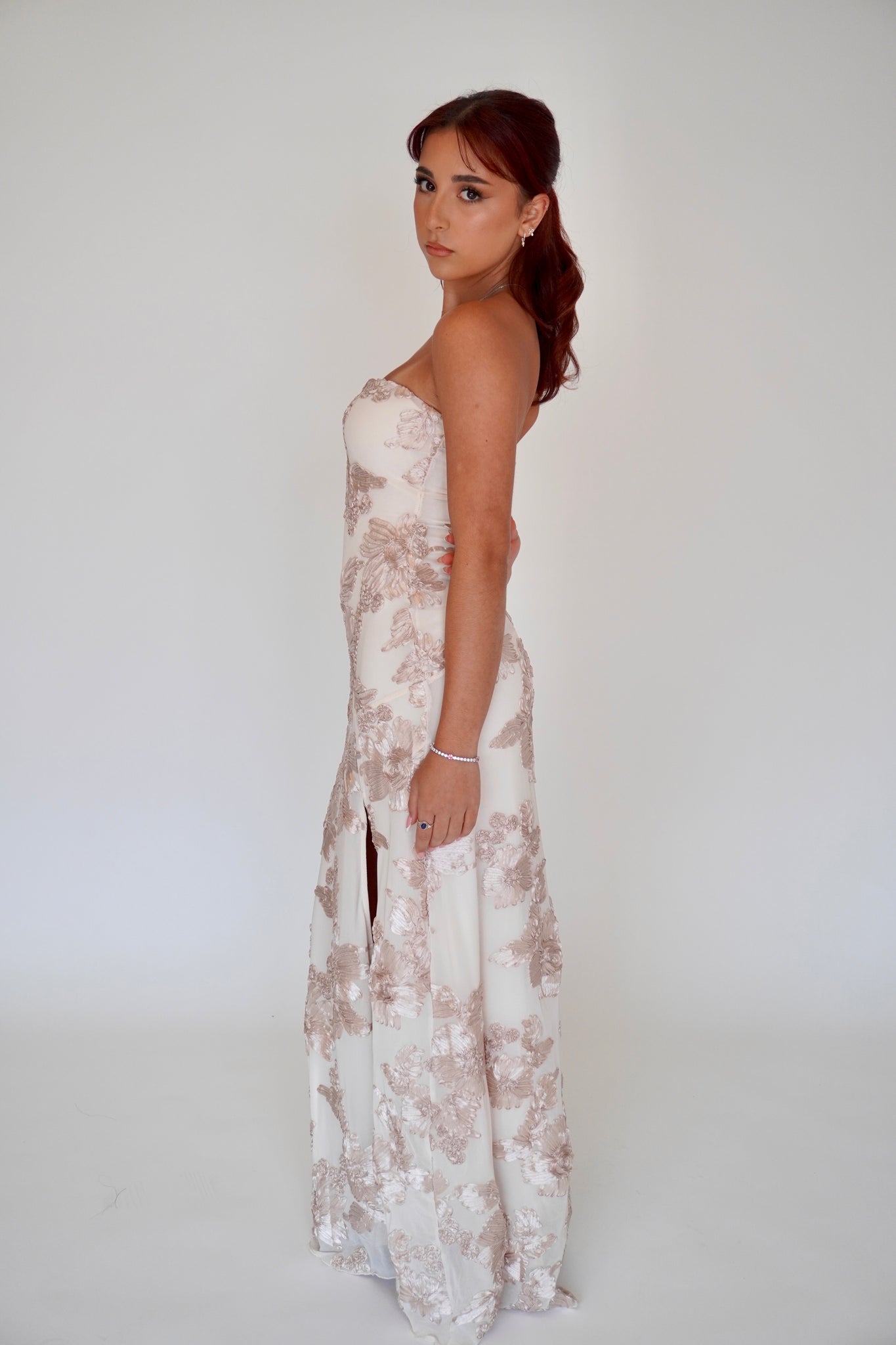 FLOCKED MAXI
