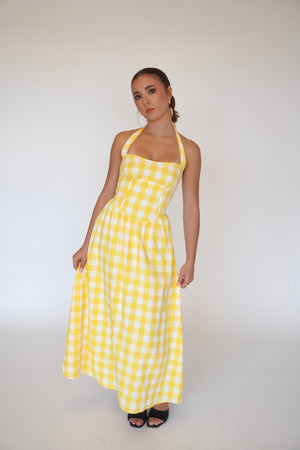 GINGHAM MAXI