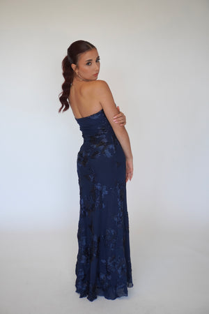 FLOCKED MAXI