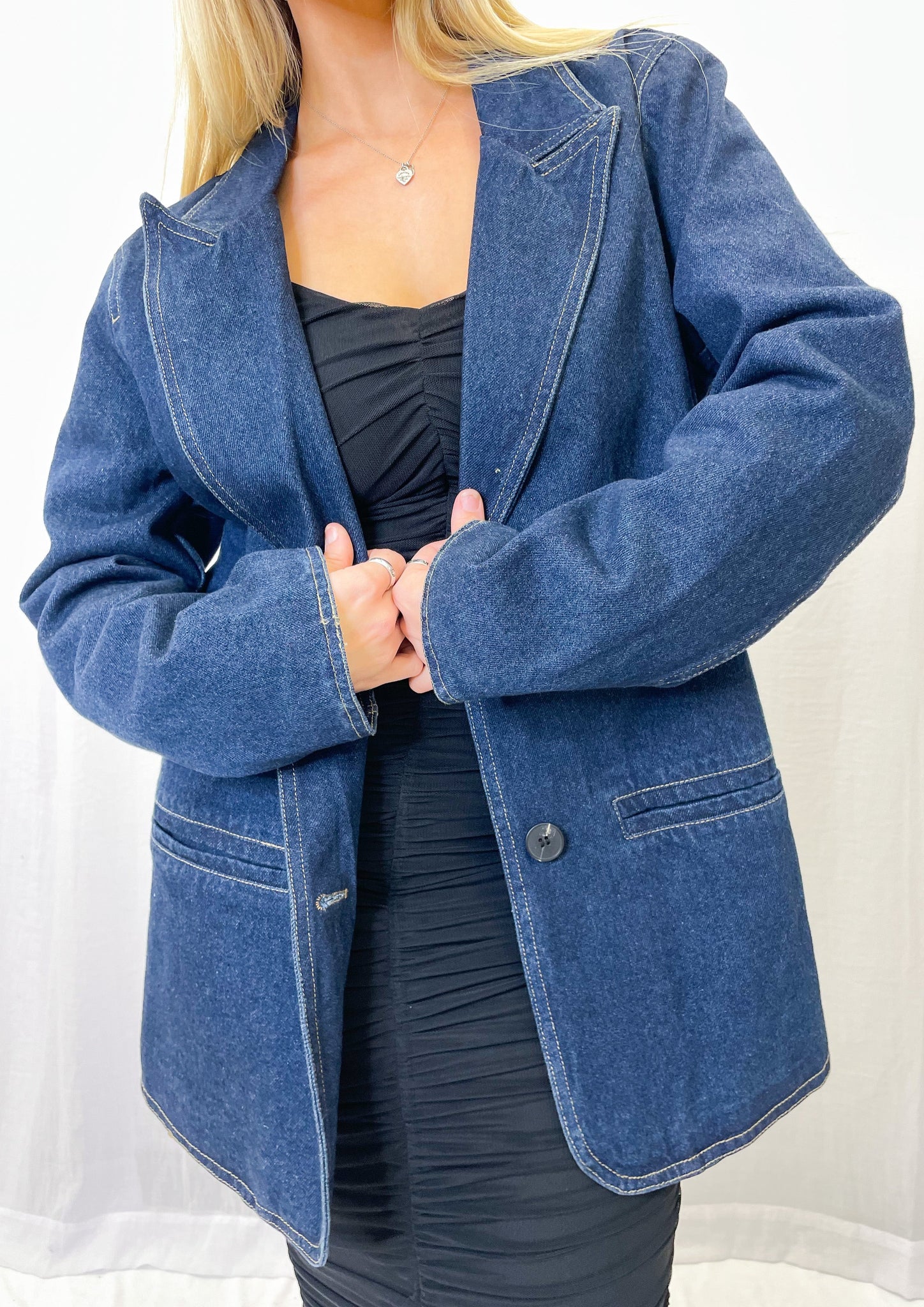 DELILAH DENIM BLAZER