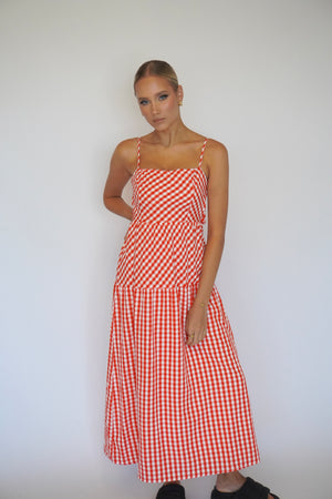 GINGHAM MAXI