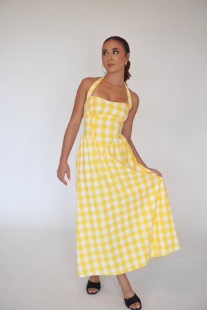 GINGHAM MAXI
