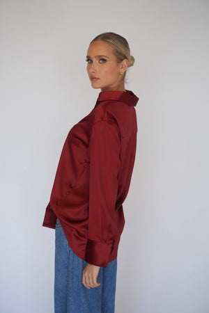 SUZIE SATIN SHIRT