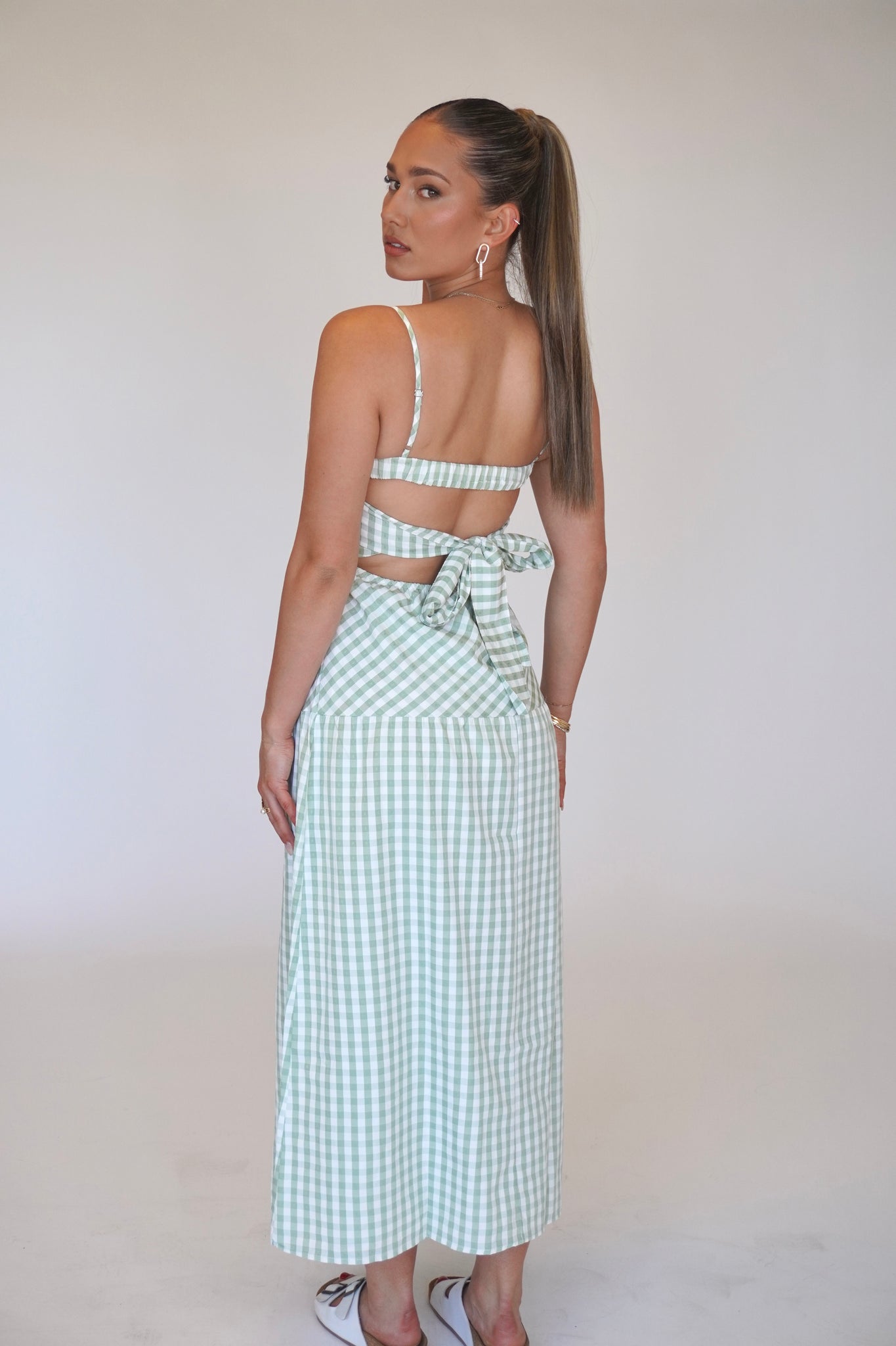 GINGHAM MAXI
