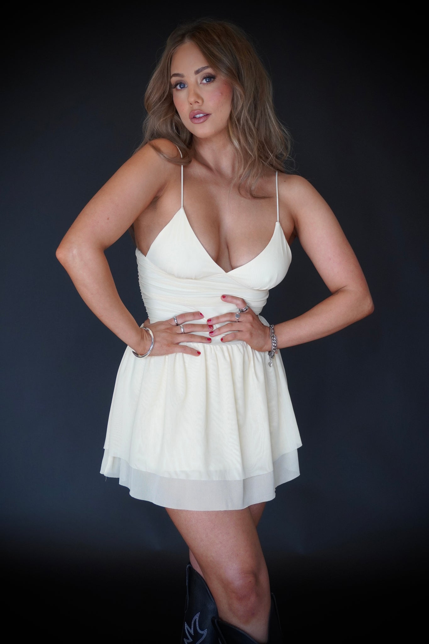 SHELL MINI DRESS