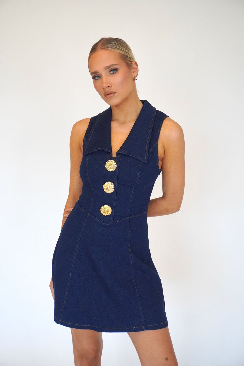 DELIGHT DENIM DRESS