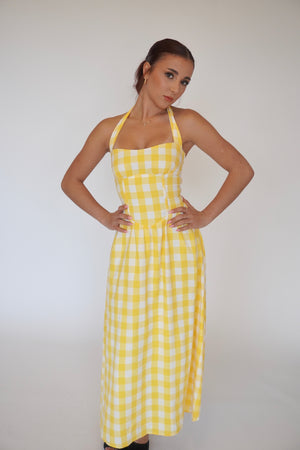 GINGHAM MAXI