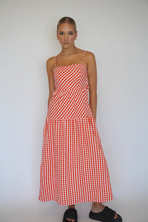 GINGHAM MAXI